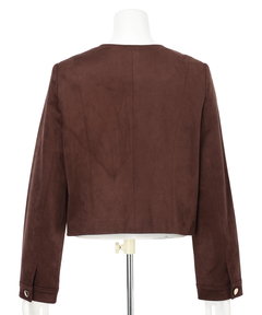 Apuweiser-riche(アプワイザー・リッシェ) |スエードノーカラージャケット