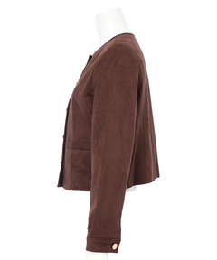 Apuweiser-riche(アプワイザー・リッシェ) |スエードノーカラージャケット