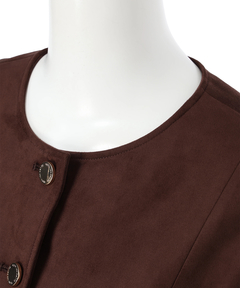 Apuweiser-riche(アプワイザー・リッシェ) |スエードノーカラージャケット