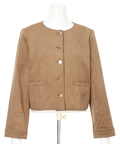 Apuweiser-riche(アプワイザー・リッシェ) |スエードノーカラージャケット