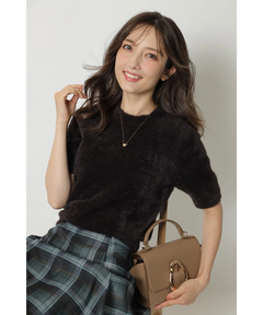 Apuweiser-riche - Arpege story ラメニットプルオーバー Apuweiser-riche - Arpege story ラメニットプルオーバーの通販