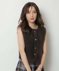 Apuweiser-riche(アプワイザー・リッシェ) |前後2WAYふわふわベスト