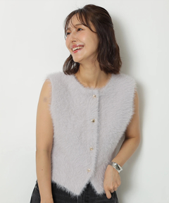 Apuweiser-riche(アプワイザー・リッシェ) |前後2WAYふわふわベスト