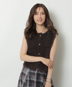 Apuweiser-riche(アプワイザー・リッシェ) |前後2WAYふわふわベスト