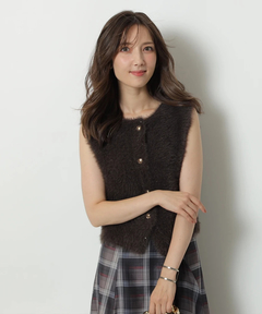 Apuweiser-riche(アプワイザー・リッシェ) |前後2WAYふわふわベスト