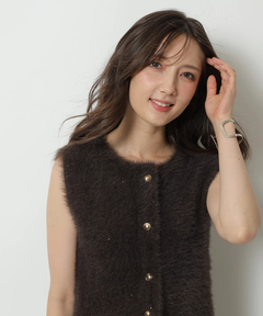 Apuweiser-riche(アプワイザー・リッシェ) |前後2WAYふわふわベスト