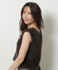 Apuweiser-riche(アプワイザー・リッシェ) |前後2WAYふわふわベスト