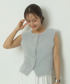 Apuweiser-riche(アプワイザー・リッシェ) |前後2WAYふわふわベスト