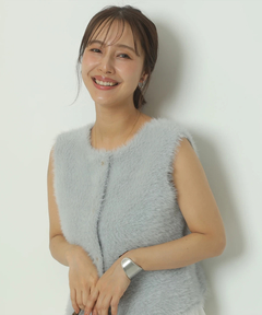 Apuweiser-riche(アプワイザー・リッシェ) |前後2WAYふわふわベスト