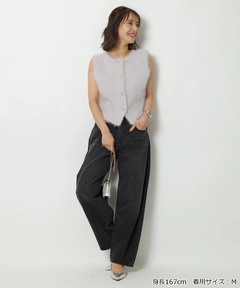 Apuweiser-riche(アプワイザー・リッシェ) |前後2WAYふわふわベスト