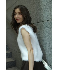 Apuweiser-riche(アプワイザー・リッシェ) |前後2WAYふわふわベスト