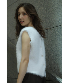 Apuweiser-riche(アプワイザー・リッシェ) |前後2WAYふわふわベスト