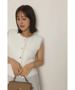 Apuweiser-riche(アプワイザー・リッシェ) |前後2WAYふわふわベスト