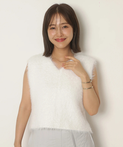 Apuweiser-riche(アプワイザー・リッシェ) |前後2WAYふわふわベスト