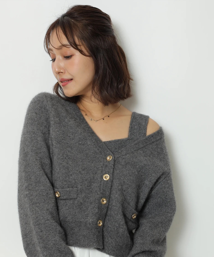 アプワイザーリッシェ　限定　テディVネックアンサンブル テディVネックアンサンブル | アンサンブル | Apuweiser-riche