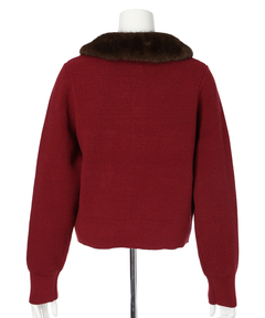 Apuweiser-riche(アプワイザー・リッシェ) |衿ファーニットブルゾン