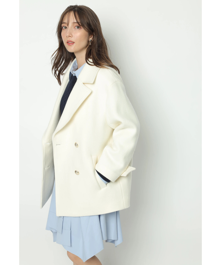 セミコクーンウールPコート | コート | Apuweiser-riche（アプワイザー