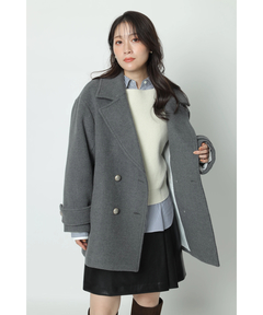 セミコクーンウールPコート | コート | Apuweiser-riche（アプワイザー