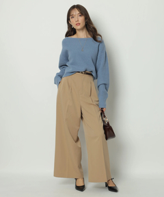 新品タグ付き　アルページュストーリー ドライワイドパンツ　M 新品タグ付き アルページュストーリー ドライワイドパンツ M