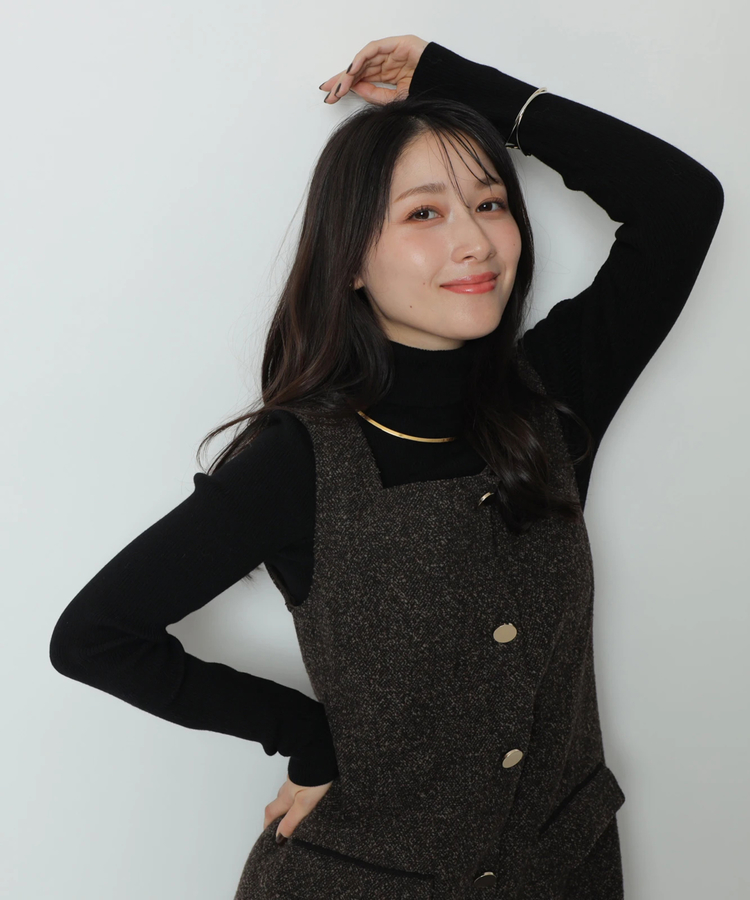 スキンケア加工〉リブタートルニット | ニット | Apuweiser-riche