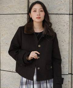 Apuweiser-riche(アプワイザー・リッシェ) |ステンカラーショートコート