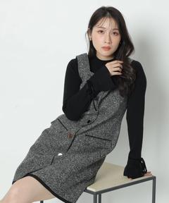 Apuweiser-riche(アプワイザー・リッシェ) |袖リボンフレアスリーブニット