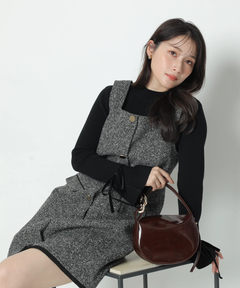 Apuweiser-riche(アプワイザー・リッシェ) |袖リボンフレアスリーブニット