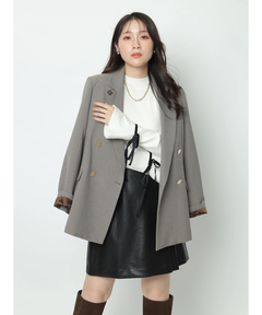 Apuweiser-riche(アプワイザー・リッシェ) |袖リボンフレアスリーブニット