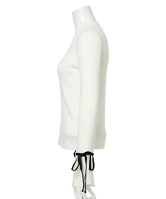 Apuweiser-riche(アプワイザー・リッシェ) |袖リボンフレアスリーブニット