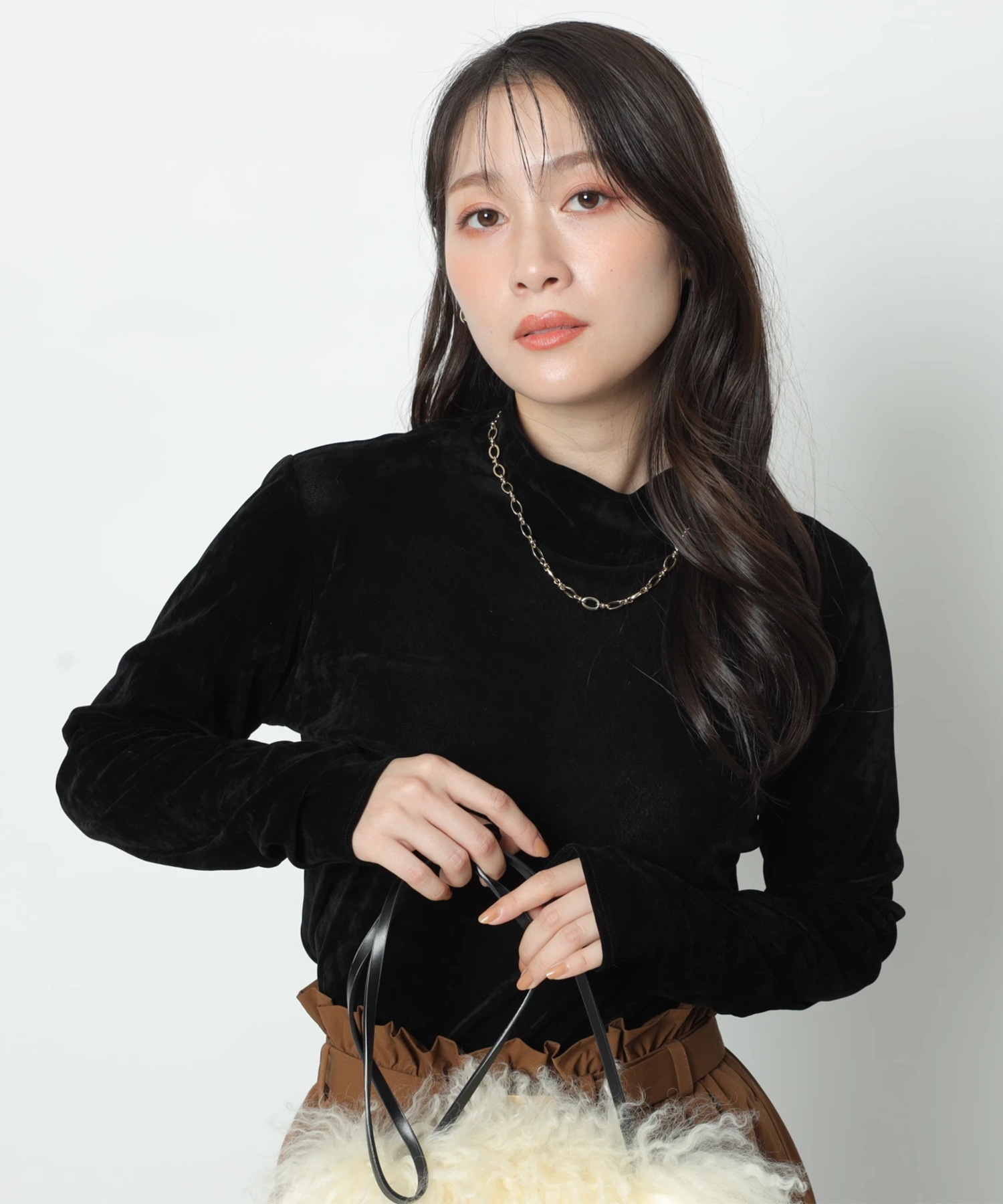 バリエーションハイネックカットソー | Tシャツ・カットソー