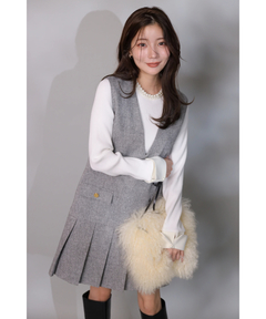 チェックシャツドッキングニット | ニット | Apuweiser-riche