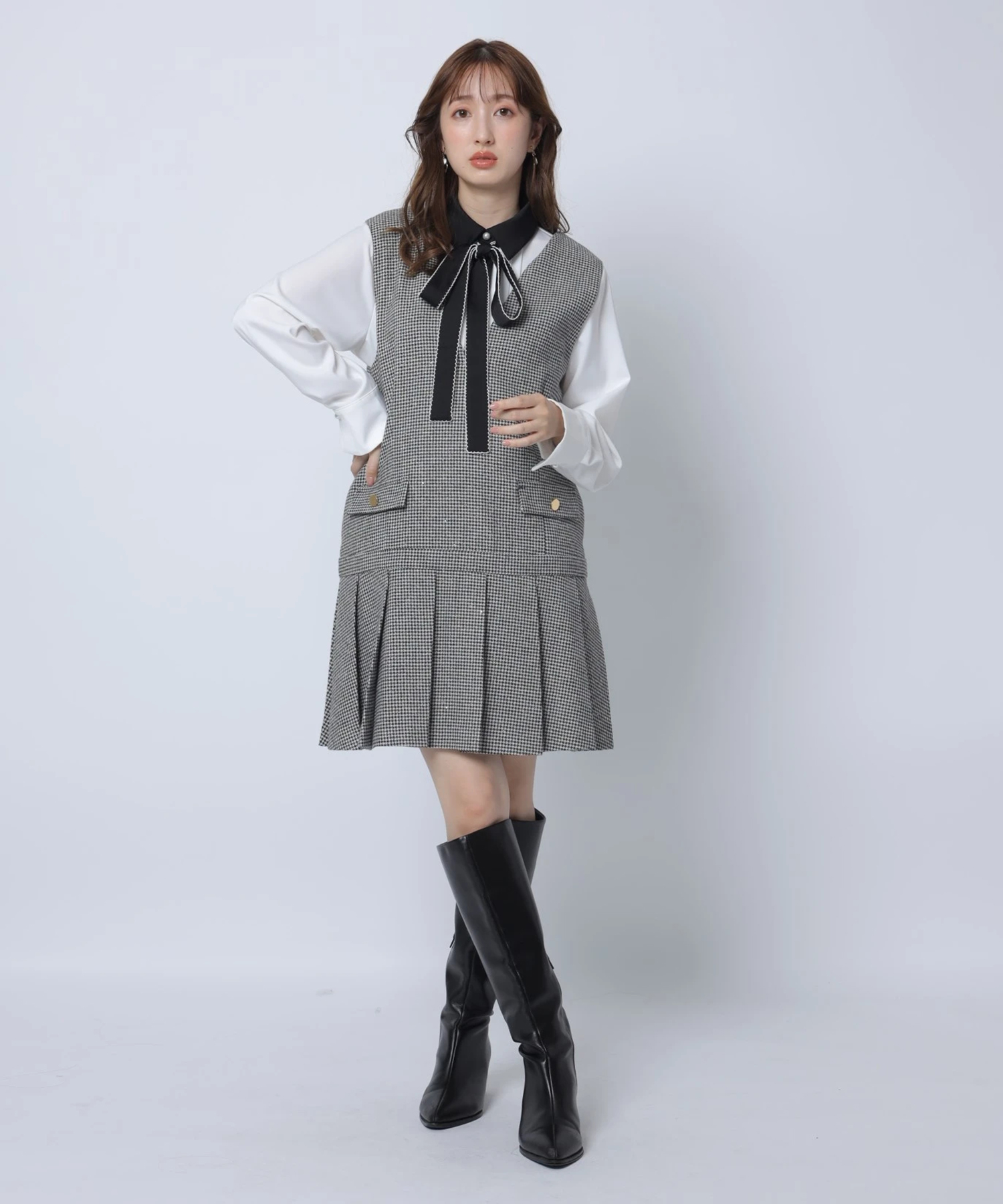 ロー切替プリーツジャンスカ | ワンピース | Apuweiser-riche