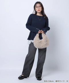 Apuweiser-riche(アプワイザー・リッシェ) |【Arpege story限定】レースヘムキャミセットニットチュニック