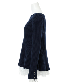 Apuweiser-riche(アプワイザー・リッシェ) |【Arpege story限定】レースヘムキャミセットニットチュニック