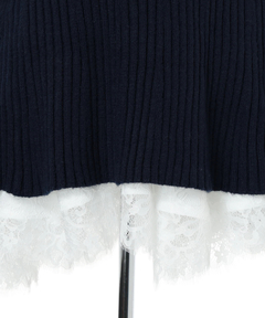 Apuweiser-riche(アプワイザー・リッシェ) |【Arpege story限定】レースヘムキャミセットニットチュニック