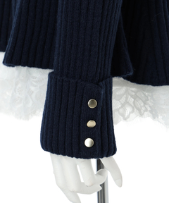 Apuweiser-riche(アプワイザー・リッシェ) |【Arpege story限定】レースヘムキャミセットニットチュニック