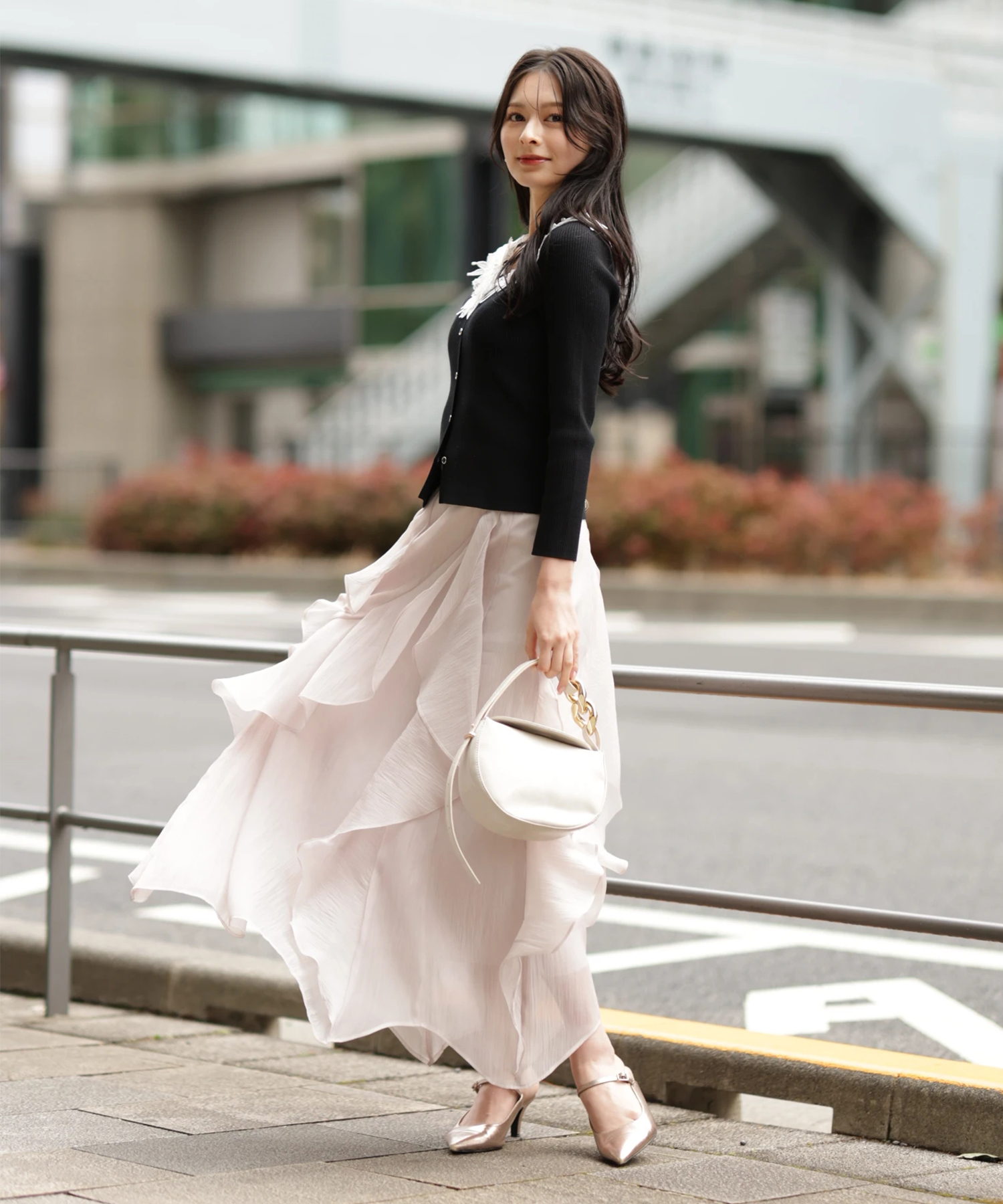 ALBA ROSA ハイビスカス柄ミニスカート升目❤️プレミアエメグリ