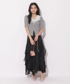 Apuweiser-riche(アプワイザー・リッシェ) |エアリーアシメフリルスカート