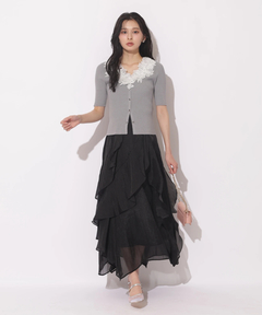 Apuweiser-riche(アプワイザー・リッシェ) |エアリーアシメフリルスカート