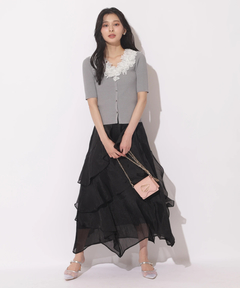 Apuweiser-riche(アプワイザー・リッシェ) |エアリーアシメフリルスカート