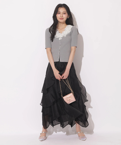 Apuweiser-riche(アプワイザー・リッシェ) |エアリーアシメフリルスカート