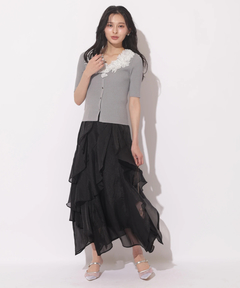 Apuweiser-riche(アプワイザー・リッシェ) |エアリーアシメフリルスカート