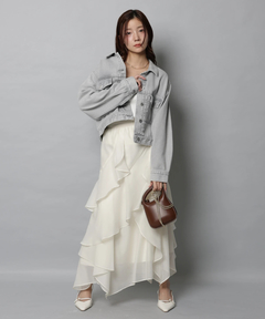 Apuweiser-riche(アプワイザー・リッシェ) |エアリーアシメフリルスカート