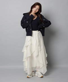 Apuweiser-riche(アプワイザー・リッシェ) |エアリーアシメフリルスカート