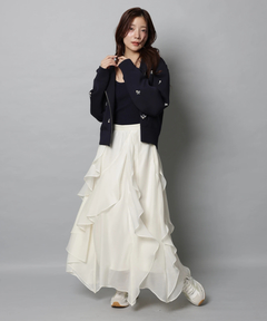 Apuweiser-riche(アプワイザー・リッシェ) |エアリーアシメフリルスカート