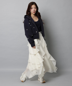 Apuweiser-riche(アプワイザー・リッシェ) |エアリーアシメフリルスカート