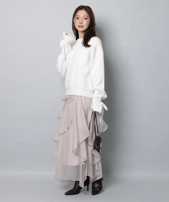 Apuweiser-riche(アプワイザー・リッシェ) |エアリーアシメフリルスカート