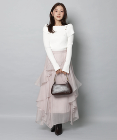 Apuweiser-riche(アプワイザー・リッシェ) |エアリーアシメフリルスカート