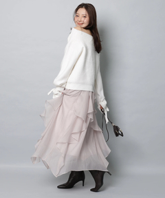 Apuweiser-riche(アプワイザー・リッシェ) |エアリーアシメフリルスカート