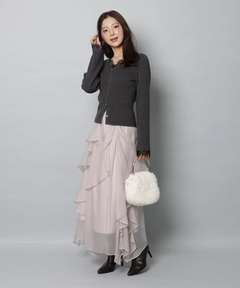 Apuweiser-riche(アプワイザー・リッシェ) |エアリーアシメフリルスカート